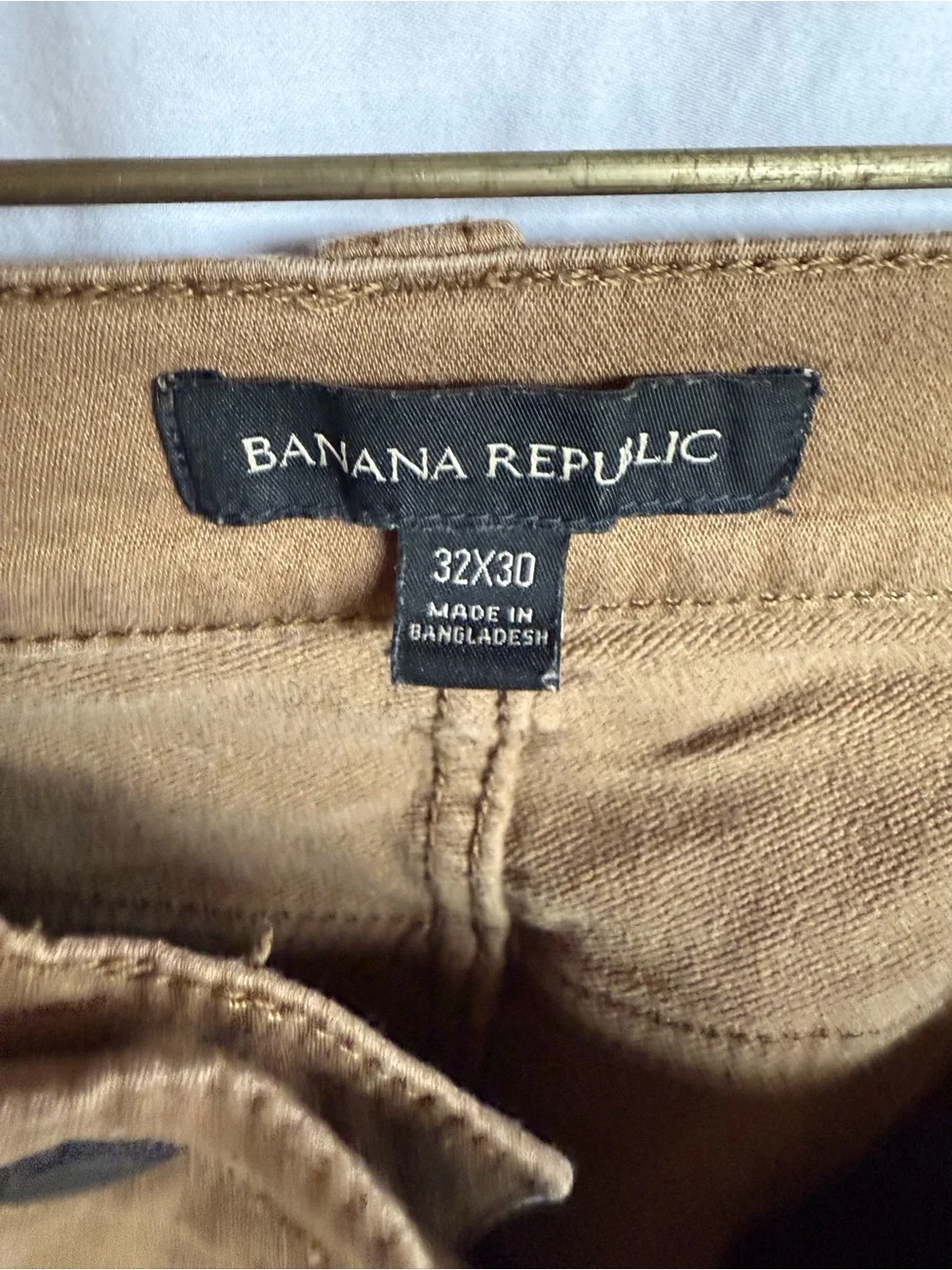 Banana Republic Men's Classic Slim Fit Pants in Tan